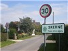 Entering Skerne village from the Driffield Road.