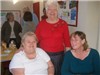 Joyce Ireland, Val Wiley and village hall committee chairman Judith Jarvis.