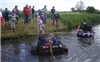 Raft race on Nafferton beck